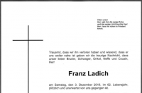 Franz Ladich im 62. Lebensjahr