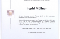 Müllner Ingrid im 59. Lebensjahr