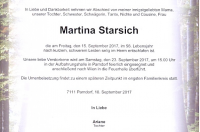 Starsich Martina im 58. Lebensjahr