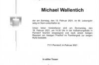 Wallentich Michael im 90. Lebensjahr