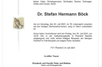 Böck Stefan im 78. Lebensjahr