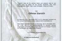 Starsich Othmar im 76. Lebensjahr