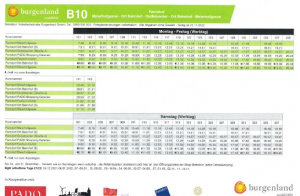 Fahrplan Outletshuttle