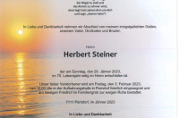 Herbert Steiner im 70. Lebensjahr