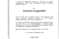 Gerhard Gorgosilich im 70. Lebensjahr