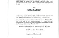 Otto Sutrich im 84. Lebensjahr