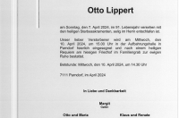 Otto Lippert im 91. Lebensjahr