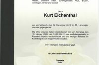 Kurt Eichenthal im 78. Lebensjahr
